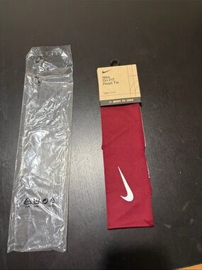 Nike Dri-Fit Wine/Maroon stretchy hair head scarf BN WT